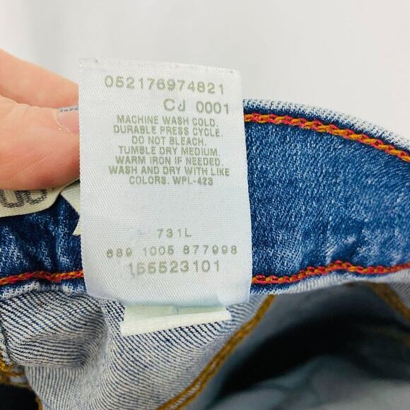 Levis 550 Womens Blue Medium Wash Denim Bootcut Jeans Size 6M - Picture 4 of 9